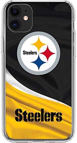 Skinit Clear futrola za telefon kompatibilna sa iPhoneom 11-zvanično licencirani NFL Pittsburgh