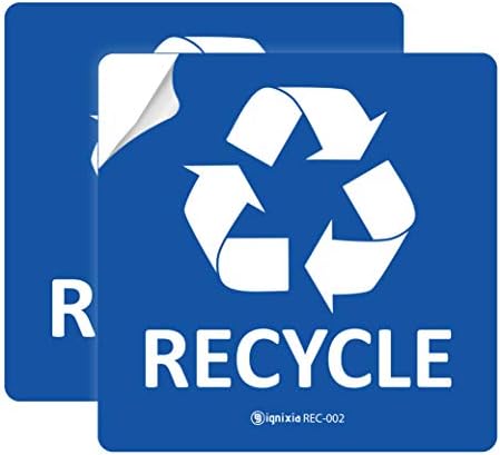 IGNIXIA pakovanje od 02 reciklirajte natpisne naljepnice samoljepljive-naljepnice za recikliranje