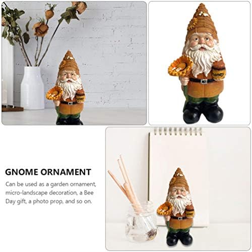 Aboofan Gnome Gnome Kip sa suncokretom smolom Gnome figurica opružnica pčelinji dan gnome
