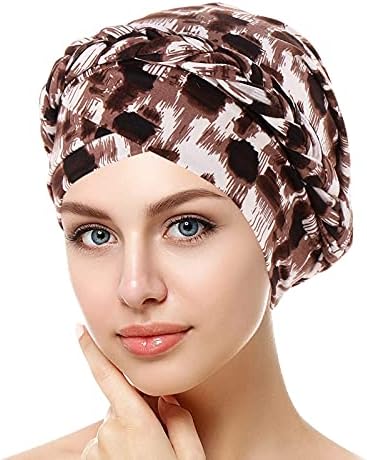 Ženska Slouchy Beanie šešir modni Turban Headwrap cvijet Print Hemo Beanies Vintage pletena pokrivala za glavu za žene