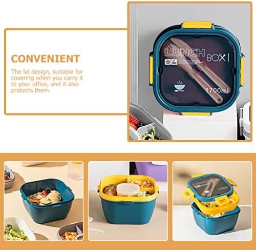 Cabilock Kids Bento kutija 1 Set prenosive salate kontejner za ručak Prepornosti Bento kutije Kontejneri za