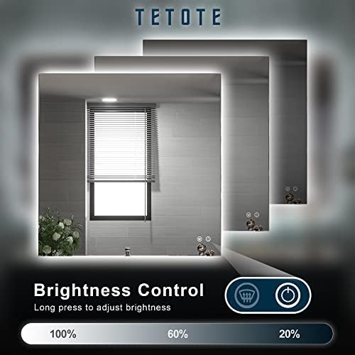 Tetote 36 x 36 inčni LED osvetlilo sa laganom kupaonicom, protiv magle, zatamnjenja, CRI90 +, IP