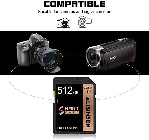 Memorijske kartice 512GB SD kartica Klasa 10 za vlogere digitalnih kamera, filmaše, fotografe