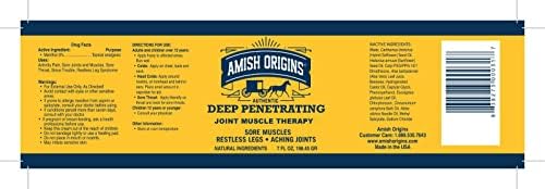 Amish Origins maksimalna snaga duboko prodiranje za bolove, neuropatiju, zglob, mišić, leđa,