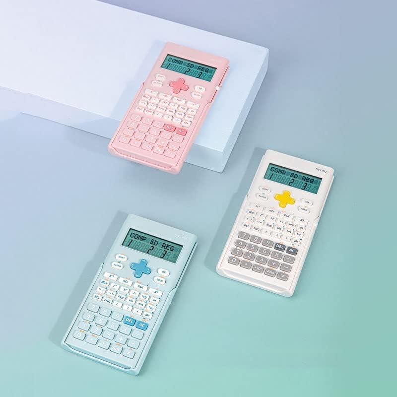 XWWDP Naučna funkcija Kalkulator Multifunkcionalni naučni kalkulator Mini prijenosni dvoredni prikaz