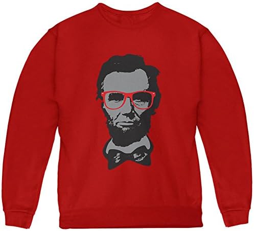 Stara slava Abraham Lincoln Hipster geek naočale Mladi dukserica