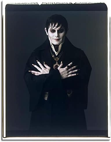 Dark Shadows Wall Art Johnny Depp Canvas Prints Vampire Poster za kućni ured ukrasi za dnevni boravak