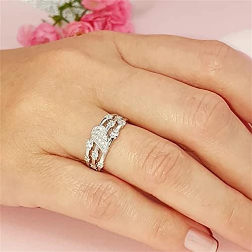 2023 Novo angažovačka prstena Ženska prstena za žene Žene Zircon prstena modne lično nakit prstenaste