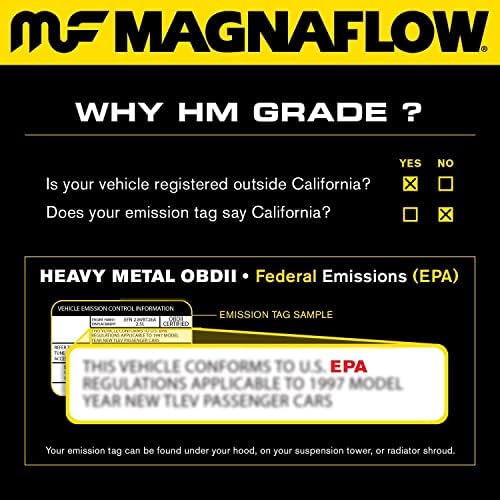 Magnaflow 50219 Veliki Katalizator Za Direktno Uklapanje Od Nerđajućeg Čelika