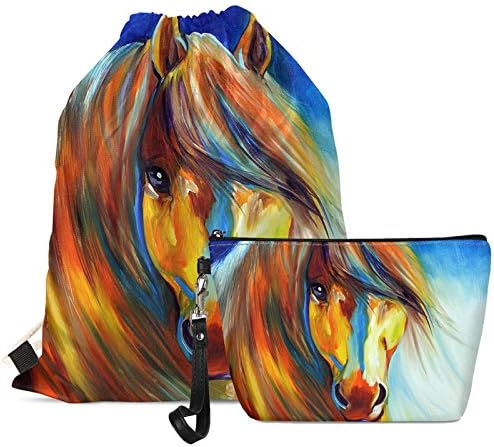 Hugs Idea životinjski konj uzorak Travel Make up torba, kozmetička prijenosna višenamjenska torbica