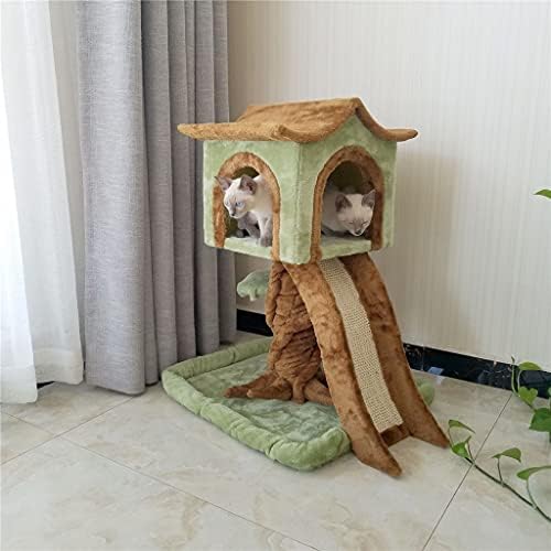 MJWDP kućni ljubimac velike drvene mačke leglo mačke Drvo mačke penjački okvir, kućica na drvetu potrepštine