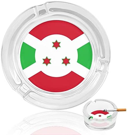 Burundi zastava za pušenje pepeljasto stakleno cigareta za cigareta pepeo za pepeo Custom Smur