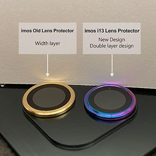 IMOS kompatibilan sa iPhoneom 13 Pro / 13 Pro Max Sapphire Aluminium Lesy Lens zaštitnika,