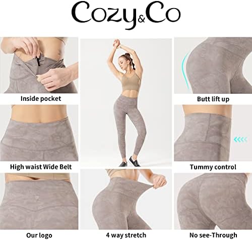 Ugodne i Co Yoga Hlače vježbanje za žene Lepsty Soft Tummy Control High Struk koji ne vidi kroz unutarnji