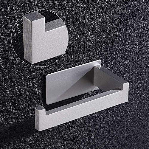 Podneseni tkivni kutija za samoljepljenje za toaletni papir Držač od nehrđajućeg čelika zidni nosač za kupaonicu