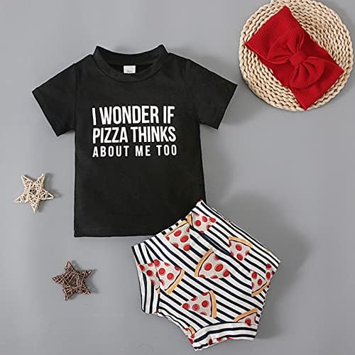 XBGQASU Baby Band Outfits Demike Djevojke Ljeto Set Print Tops Hotsa Pantalone Postavite Ležerne