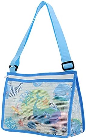 KUYY Novi štampani Patentni zatvarač Dječija torba za plažu Shell Bag Messenger Net Bag Dječija torba