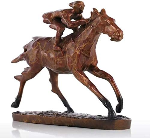 WSSBK Brončana statua konjskih trkaći modernog stila skulptura za docre za uređenje za uređenje i ukras