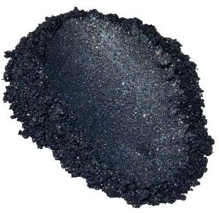 42g / 1.5oz Sapphire Metallic Blue Mica Praw Pigment Crna dijamantska pigmenti