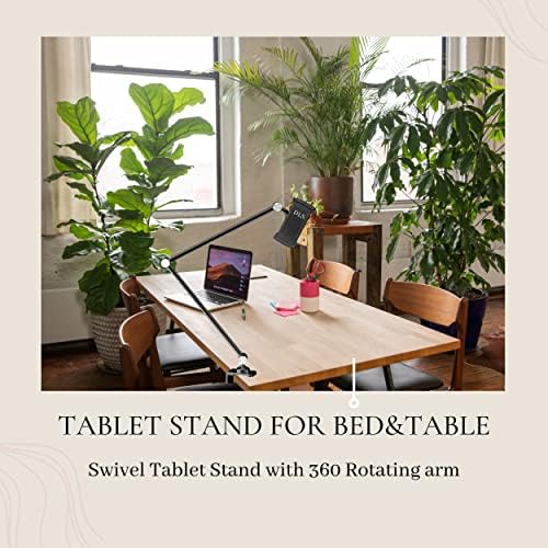 D l s tablet stalak za iPad za stol / ležaj -360 stupnjevajući fleksibilno oružje Kompatibilno sa 4-12,9 inčnim
