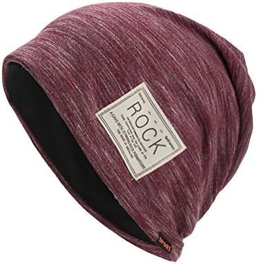 BDDVIQNN Muška pletena kapa kapa zimska vuna Heklano skijaško tkanje vrećaste muške kape toplo