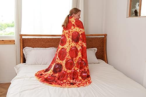 Pica bacaju nejasnu meku pokrivač za djecu i odrasle, novost Realistic Funny Food Warm 285 GMS Cosy flanel