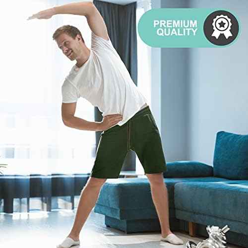 3-pakovanje premium muških runa Sleep Sleep - - Atletic Activewear s kratkim džepovima - zbojene hlače