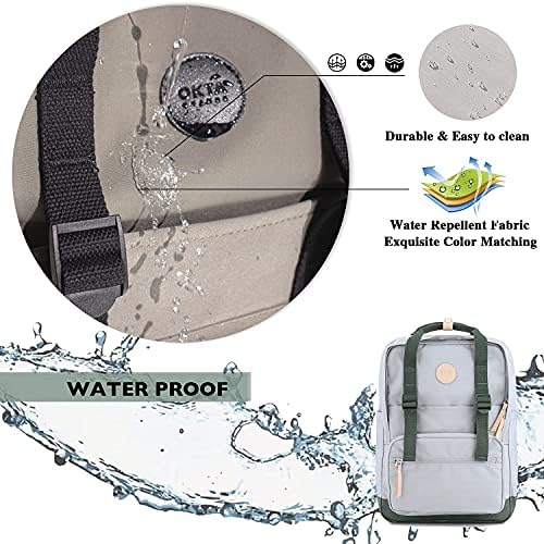 OKTA laptop vodootporni ruksak za planinarenje za žene - ravna školska torba