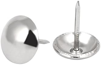 Aexit home namještaj nokti, Vijci & pričvršćivači Iron renoviranje Tack nokti Push igle Silver Tone 14mmx17mm