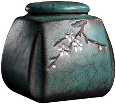 SLSFJLKJ PET Kremat Pot keramički spremnik kremiranja, koristi se za ljudski i ljubimac pepeo,