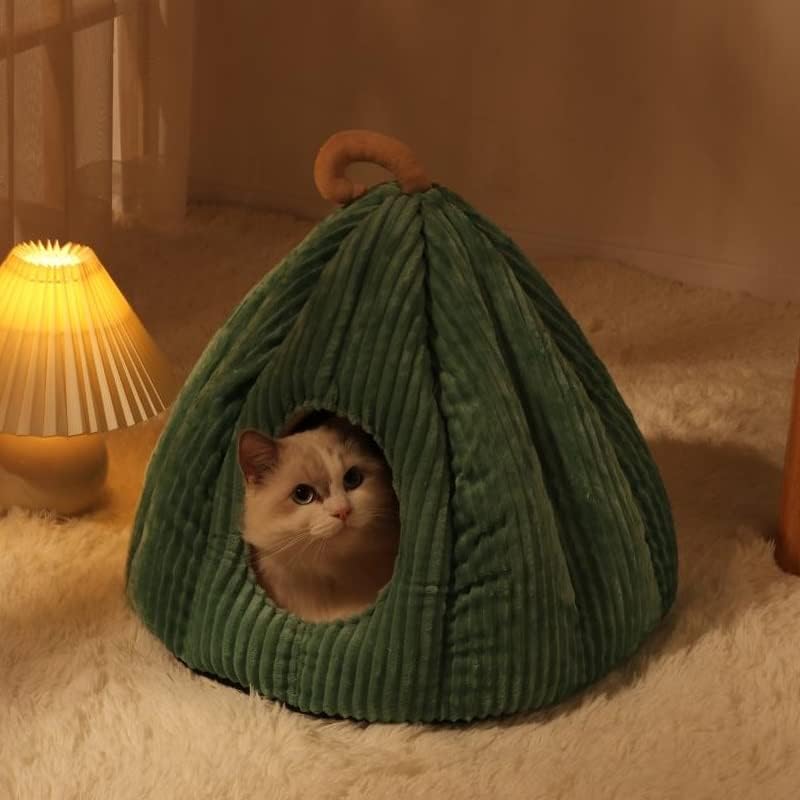 Sxnbh krevet za mačke topla korpa za kućne ljubimce jastuk za ležaljke za mačke šator za malu pseću prostirku
