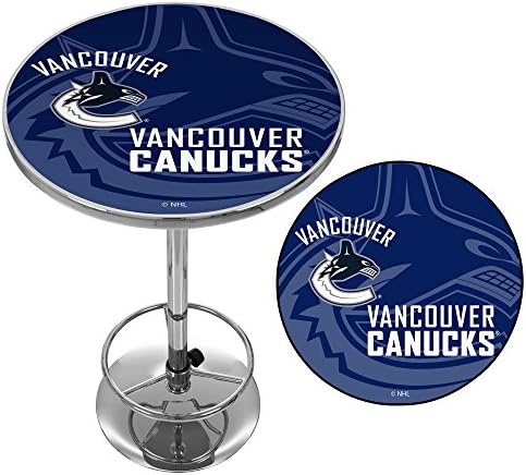 Zaštitni znak Gameroom NHL2000-VC-WM NHL Chrome Pub sto-vodeni žig - Vancouver Canucksa