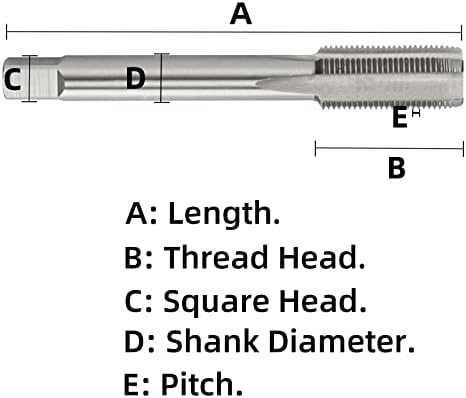 Aceteel metrički navoj dodirnite M1,6 x 0,35, HSS mašina Dodirni desnu ruku M1.6x0.35mm