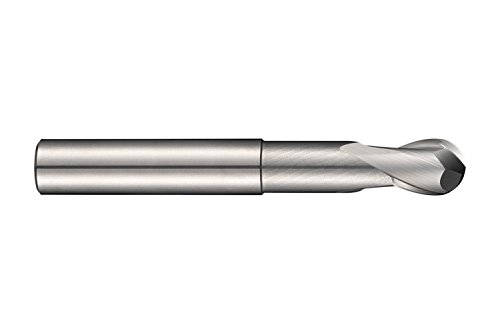 Dormer S6298. 0 krajnji mlin sa kugličnim nosom, polirani premaz, HM, prečnik glave 8 mm, Dužina Flaute 10
