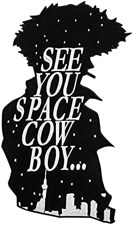 Vidimo se Space Cowboy Veliki zakrpa, crtani anime cosplay silueta, glačalo / šivanje, 7,3 x 12,3
