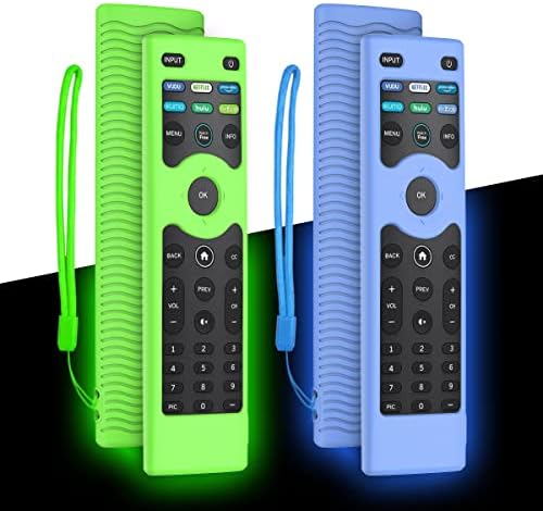 [2 Pakovanje] Wqnide Silikonski zaštitni poklopac kućišta za Vizio XRT140 Smart TV daljinsko upravljanje,udarni