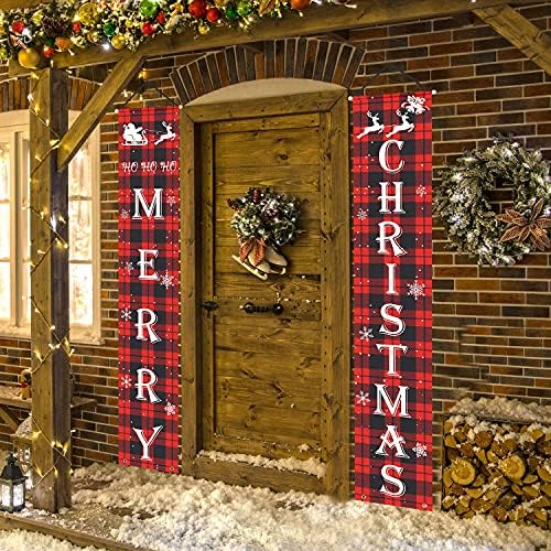Banner Božićne ukrase Zatvoreni kućni dekor, Božićni ukrasi za zidna vrata na otvorenom, Xmas