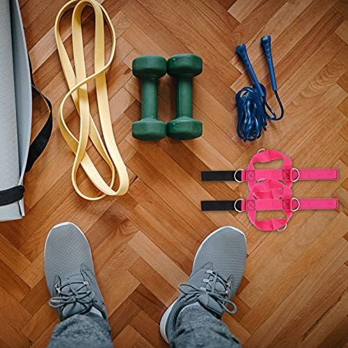 Vježbe otpora kablovskih traka vježbe otpora trake otpora 1 par fitnes manžetne za stopala trake za cipele