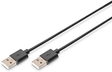 Digitus 1.8 m dužina USB 2.0 A muški-muški kabl za povezivanje-Crni