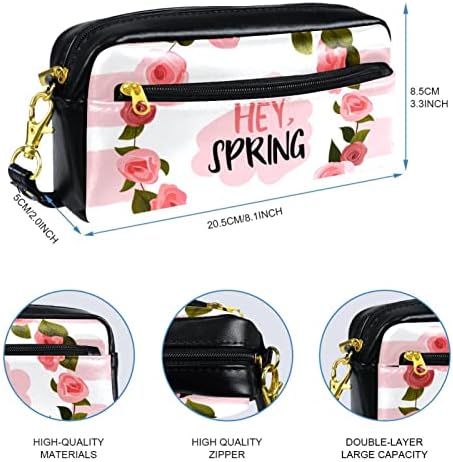 Guerotkr Case, olovka, futrola za olovke, torbica za olovke, mala torbica za olovke, zdravo proljetni ružičasti