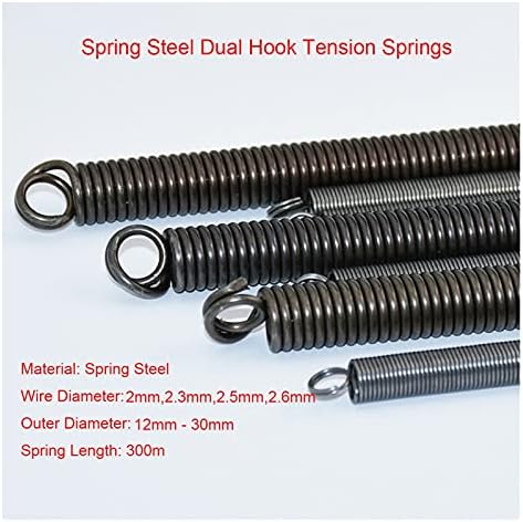 Domaći održavanje Proljeće 1pcs Prečnik žice 2mm 2,3 mm 2,5mm 2,6 mm Produžni zatezanje Spring 300