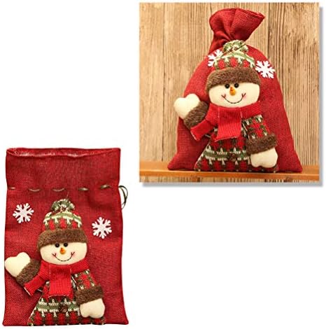IFUMOM božićne ukrase 3pcs torbičke bagere bombonske torbe Sack Xmas Bag Home Party Dekoracije