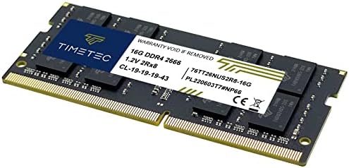 TimeTec 32GB komplet DDR4 2666MHz PC4-21300 Ne-ECC Neplaćeni 1.2V CL19 2RX8 Dual Rang 260 PIN SODIMM laptop Notebook