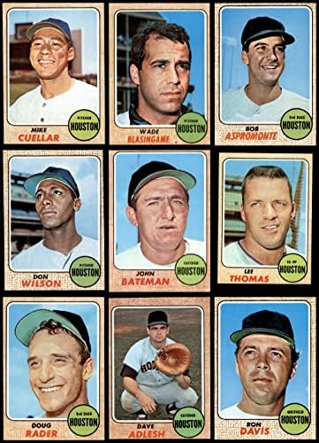 1968 Topps Houston Astros u blizini Team Set Houston Astros Ex + Astros