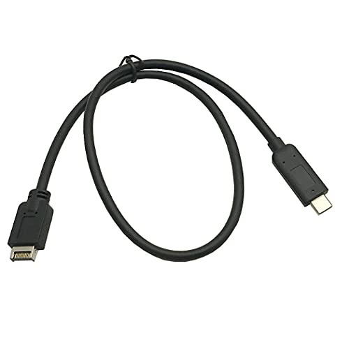Seadream 1.64Feef USB-C Type-C do USB 3.1 Zaglavlje na prednjoj ploči Tip E muški za muški kabel
