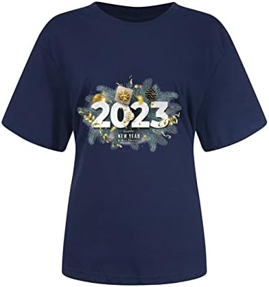 Najpopularna košulja za djevojke Jesen Ljeto kratki rukav 2023 Odjeća Trendi pamučni posadni grafički