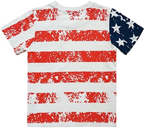 Mrocioa SAD američka zastava majica 4. Jula za dječaka djevojčica djeca zvijezde pruge Patriotska