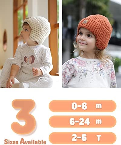 Baby Beanie flis obložen za malu djecu zimski šešir sa ušima za djevojčice djevojčice topli šeširi