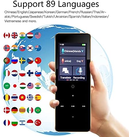 Lxxsh 89 jezika X1 uređaj za prevođenje glasovnog snimanja podržava trenutni dvosmjerni prijevod