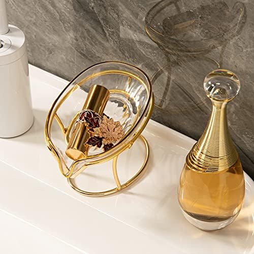 Jeegard držač sapuna, ukrasna kupaonica sa sapunom sa zlatnim željezom, elegantno sapun sa sapunom